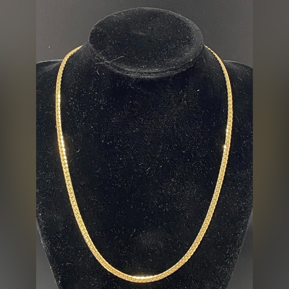 Givenchy Vintage Gold Tone Chain Necklace
